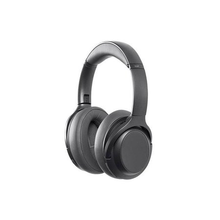 MONOPRICE Monoprice 41232 BT-600ANC Bluetooth Over Ear Headphones with Active Noise Cancelling Qualcomm APTX HD Audio AAC Touch Controls Ambient Mode 40Hour Playtime Multi-Pairing Carrying Case 41232